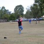 The Annual ASWA Cricket Match in action.